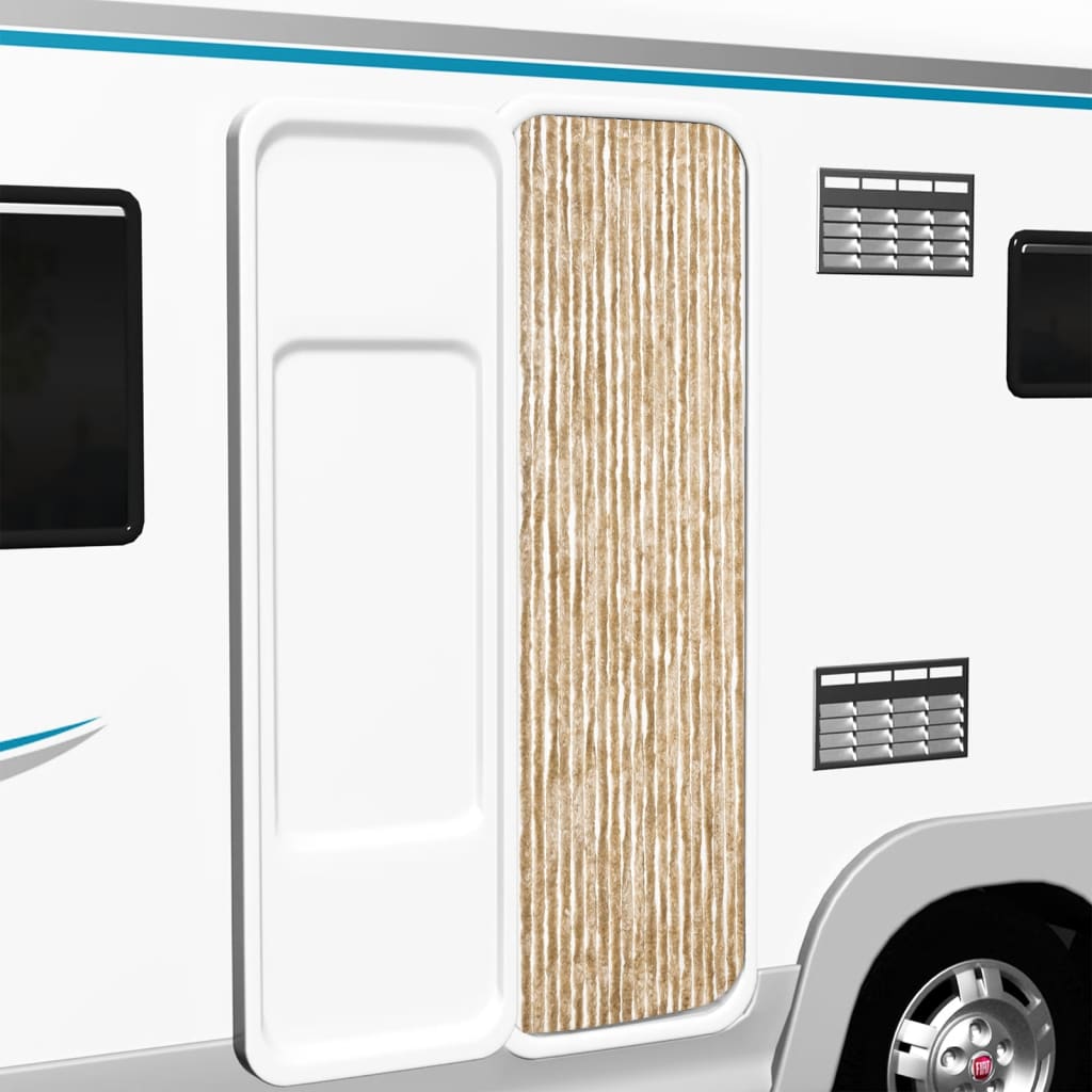 VidaXL Fliegengitter 56x185 cm Chenille Beige