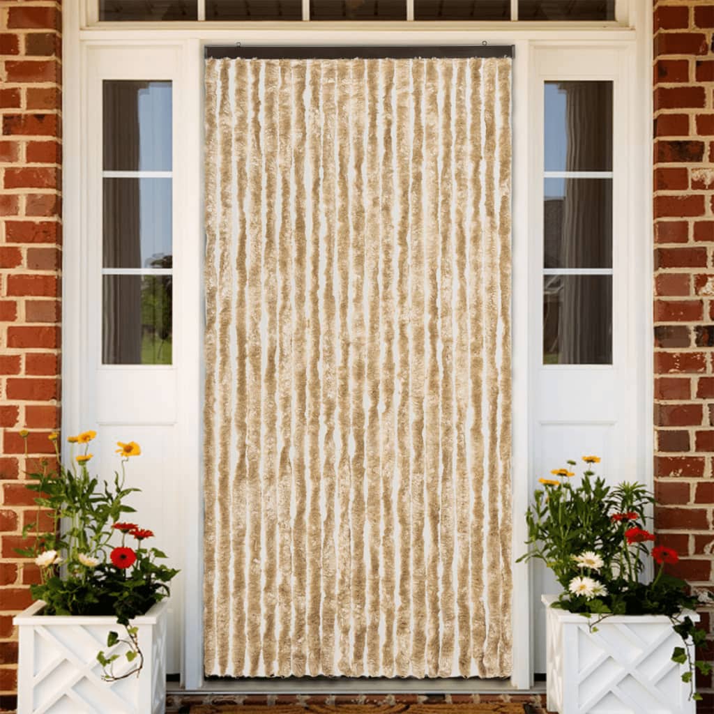 VidaXL Fliegengitter 90x220 cm Chenille Beige
