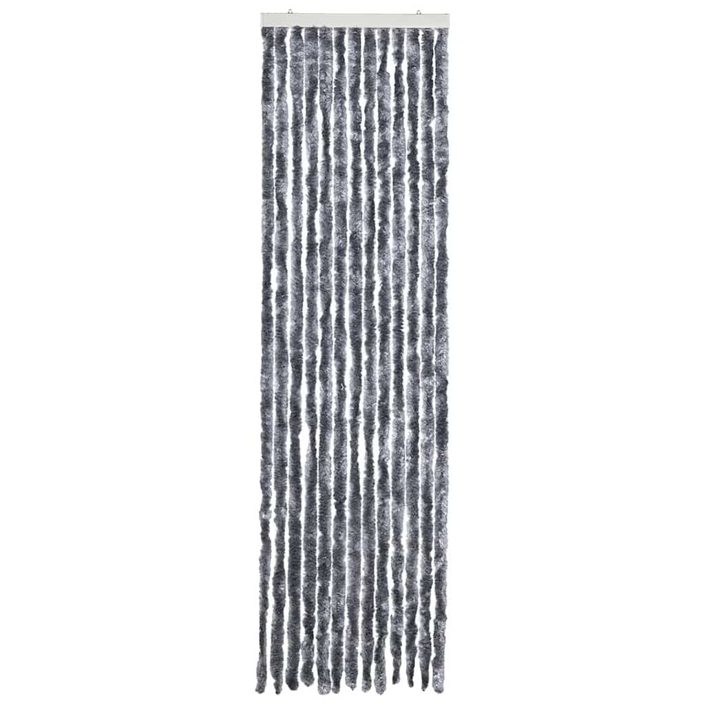 Vidaxl vliegengordijn 56x185 cm chenille zilverkleurig