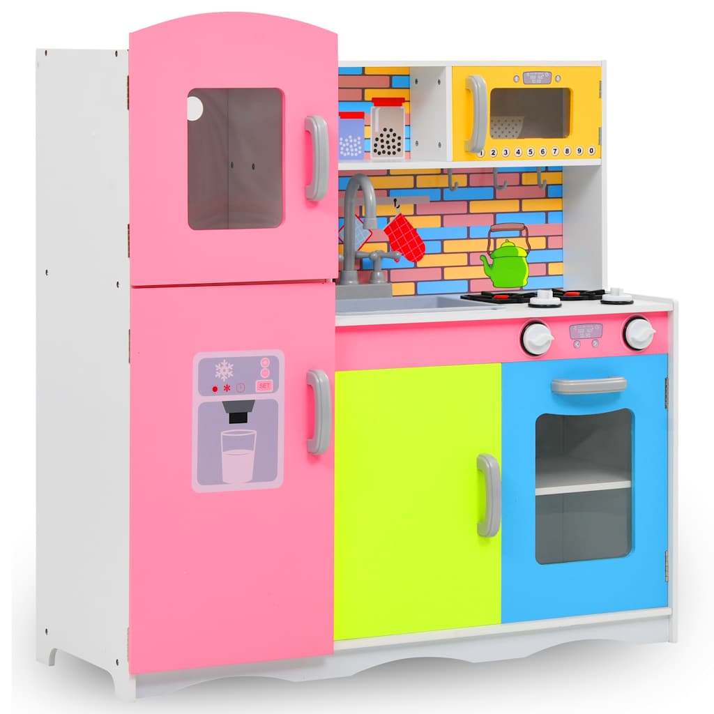 VidaXL Kinderspieltisch 80x30x85 cm MDF Mehrfarbig