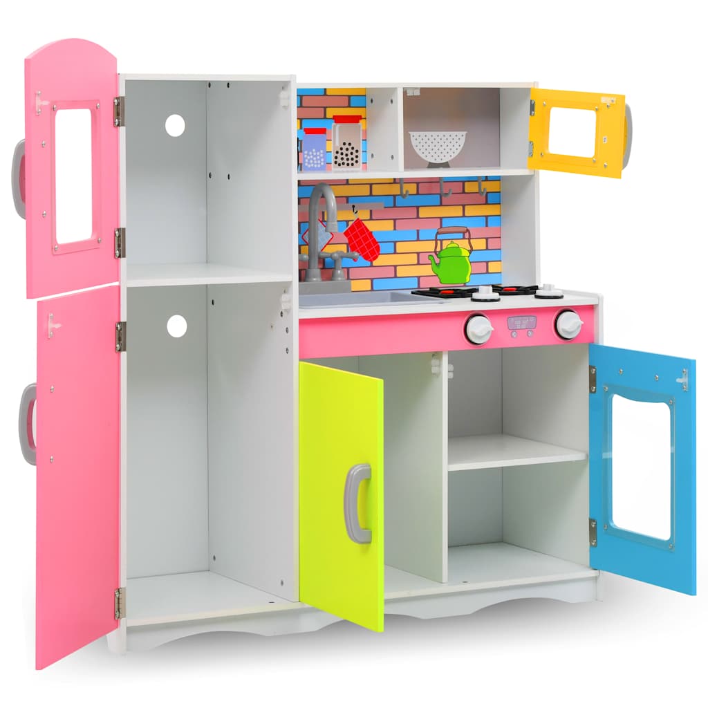 VidaXL Kinderspieltisch 80x30x85 cm MDF Mehrfarbig