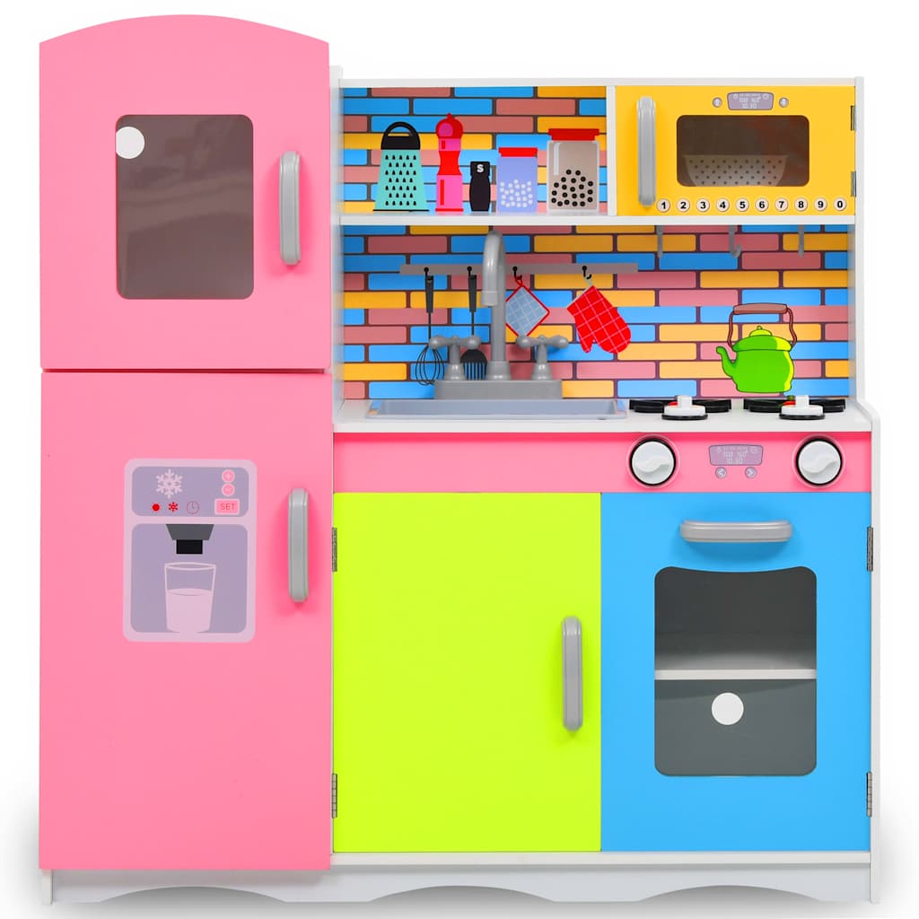 VidaXL Kinderspieltisch 80x30x85 cm MDF Mehrfarbig