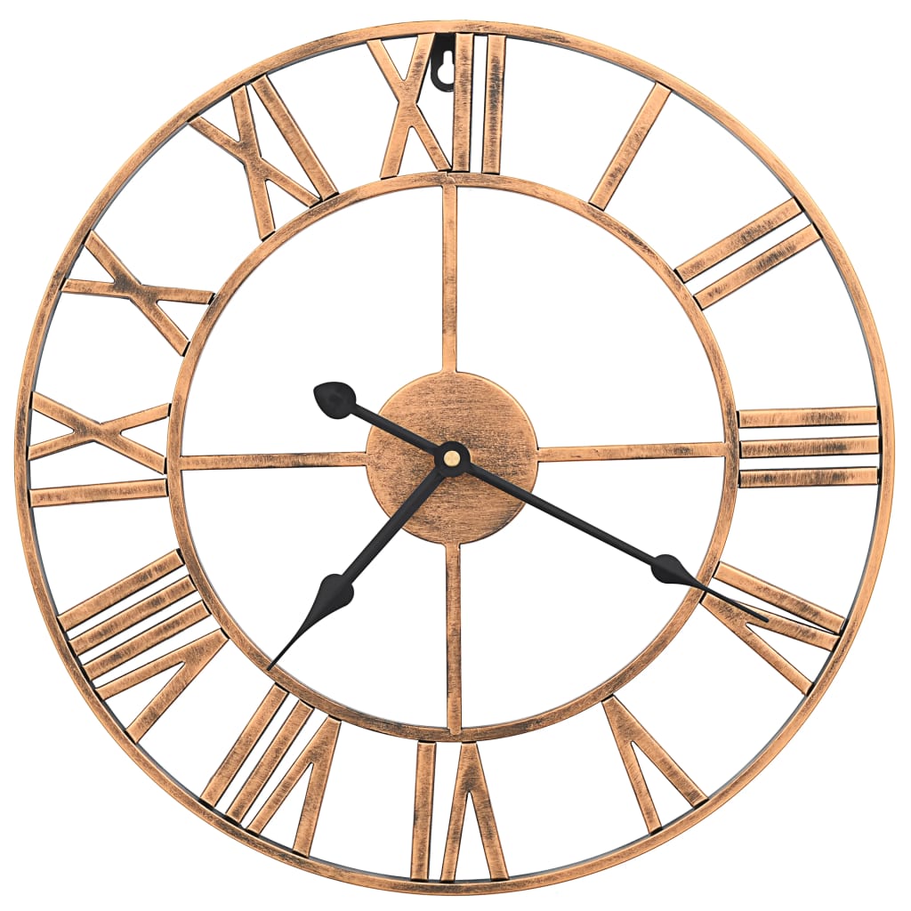 VidaXL Wanduhr 40 cm Metall goldfarben