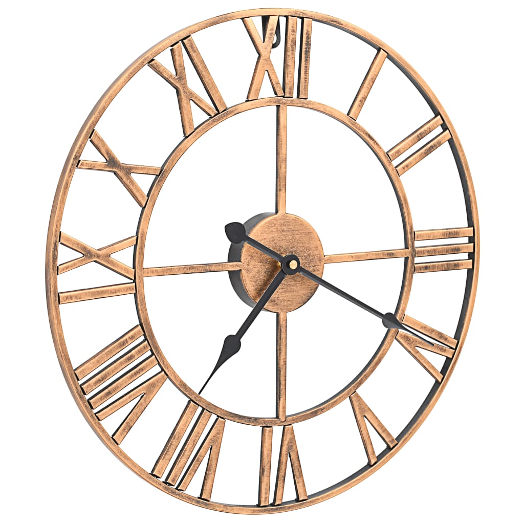 VidaXL Wanduhr 40 cm Metall goldfarben