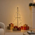 Vidaxl kegelkerstboom 160 led's binnen en buiten 78x120 cm
