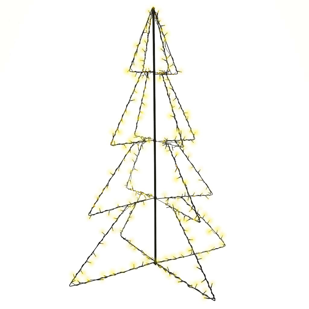 VidaXL Kegel-Weihnachtsbaum, 240 LEDs, für drinnen und draußen, 115 x 150 cm