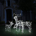 VidaXL 3-teilige Weihnachtslichterkette Rentier 229 LEDs