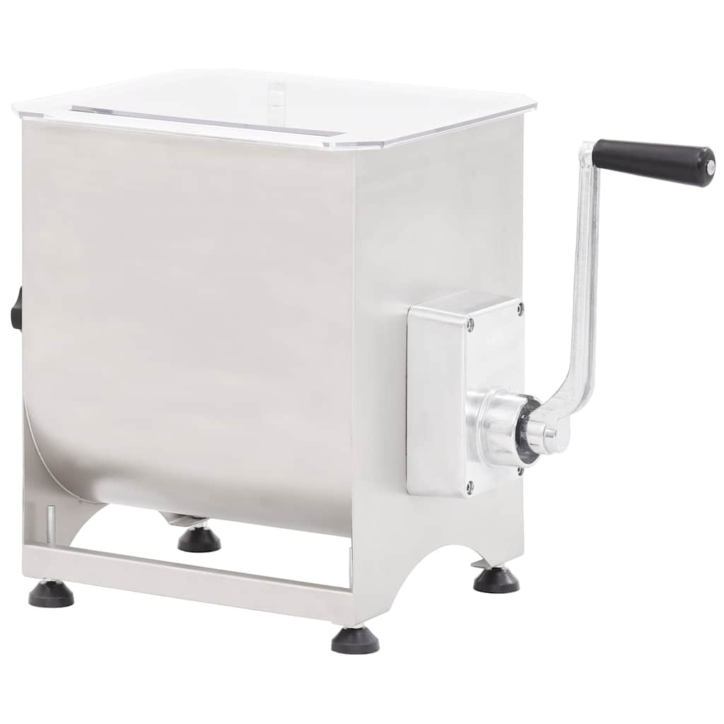 Vidaxl Fleischmixer mit Schüssel aus rostfreiem Stahl silberbenben
