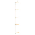 Vidaxxl -Seilleiter 30x168 cm Festholz und PE