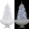 Vidaxl Weihnachtsbaum Schnee mit Regenschutz 170 cm Weiß