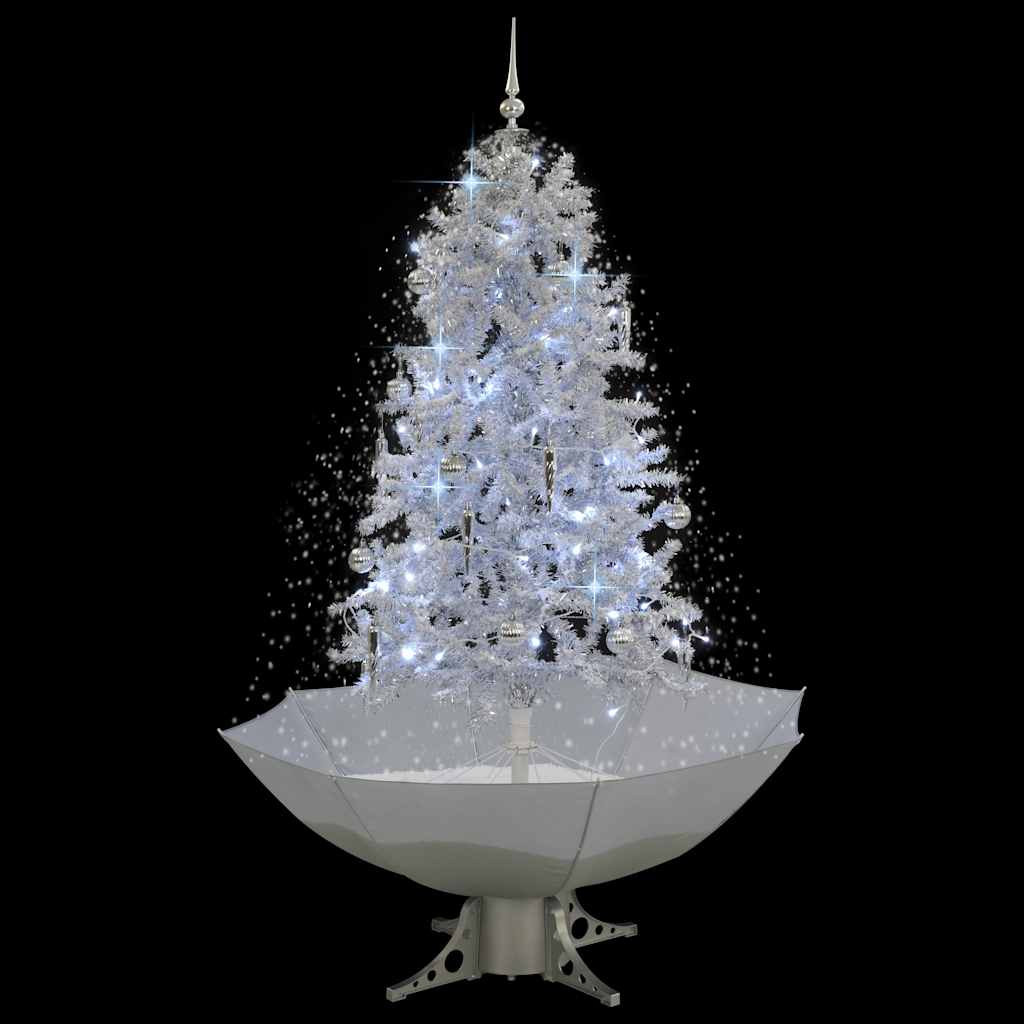 Vidaxl Weihnachtsbaum Schnee mit Regenschutz 170 cm Weiß