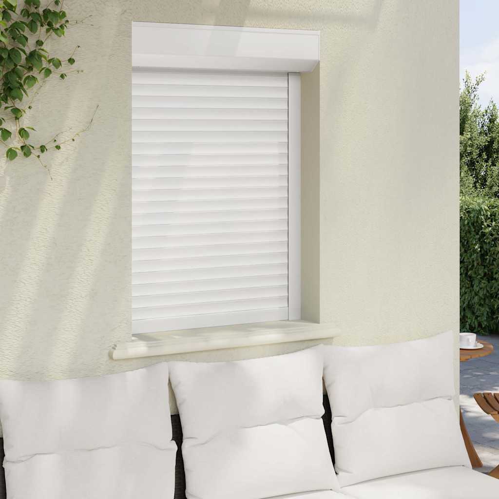 VidaXL Rollladen 70x100 cm Aluminium Weiß