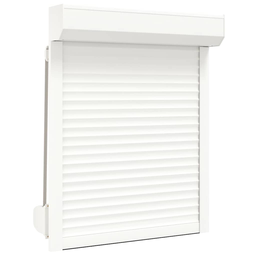 Vidaxxl Rollladen 80x100 cm Aluminium Weiß