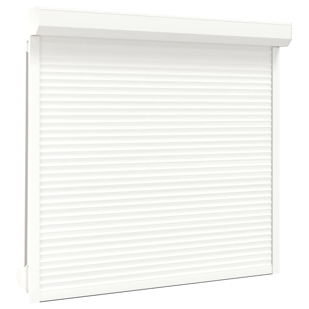 VidaXL Rollladen 160x150 cm Aluminium Weiß