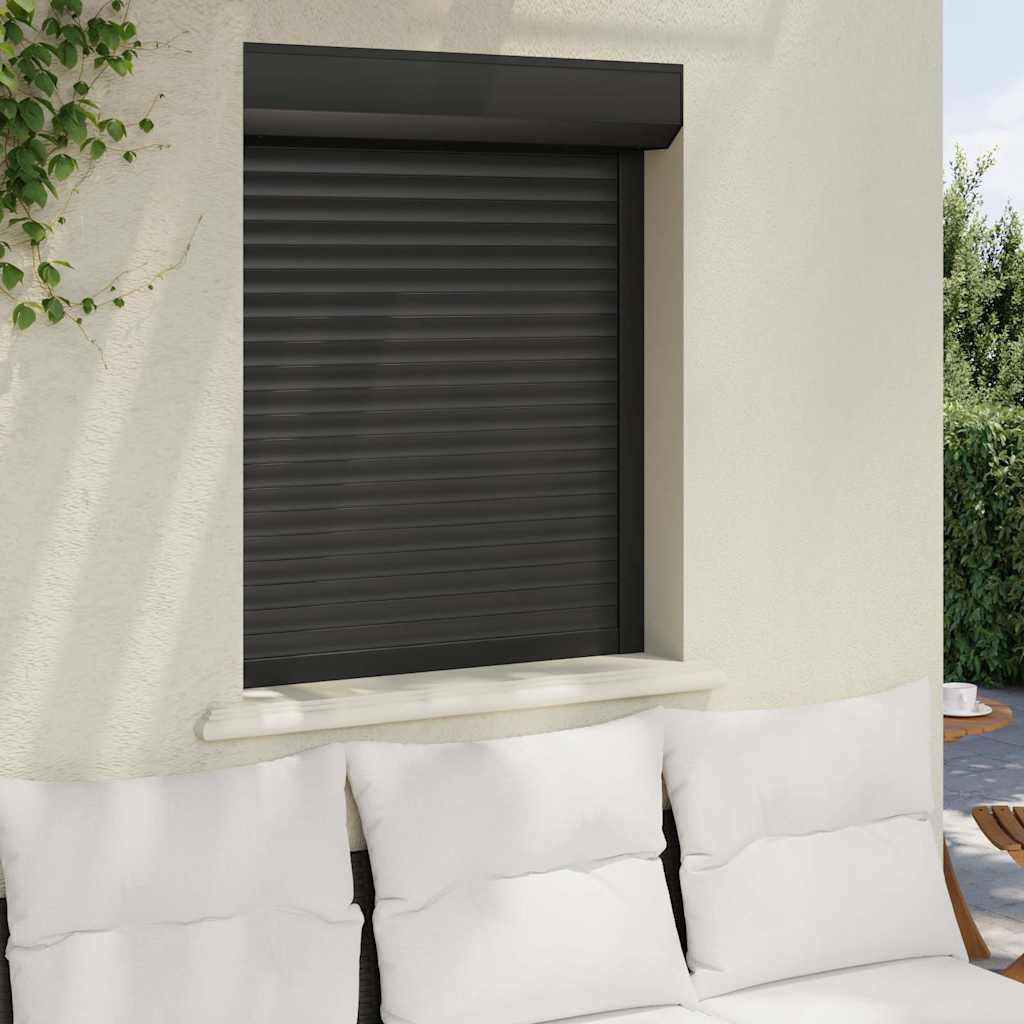 VidaXL Rollladen 80x100 cm Aluminium - Anthrazitfarbe