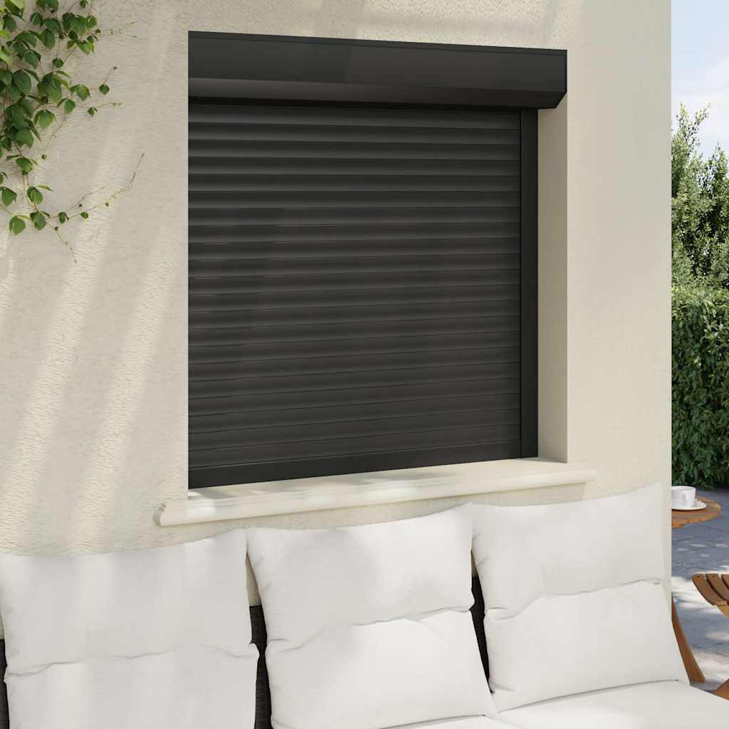 VidaXL Rollladen 100x100 cm Aluminium - Anthrazitfarbe