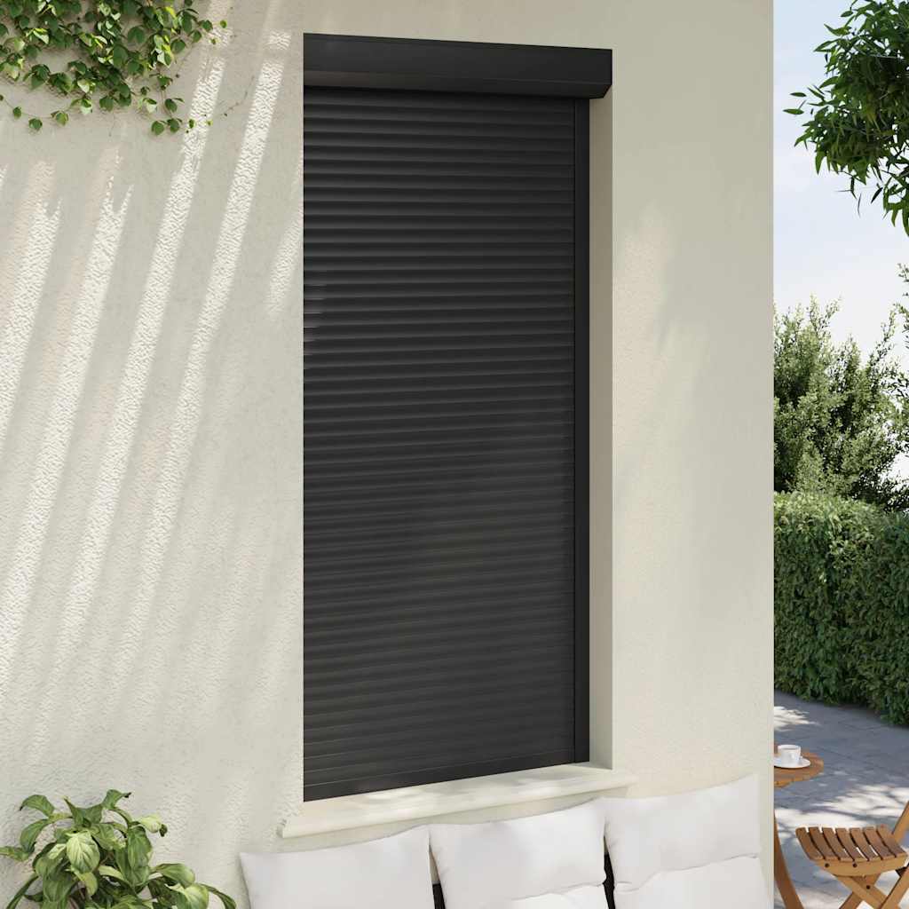 VidaXL Rollladen 100x210 cm Aluminium - Anthrazit - lackiert