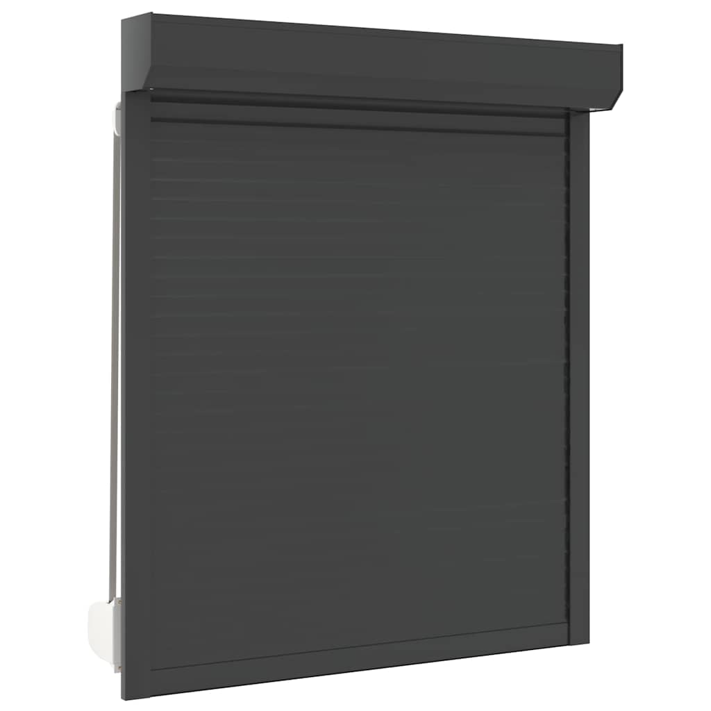 VidaXL Rollladen 110x130 cm Aluminium - Anthrazit - lackiert
