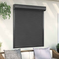 VidaXL Rollladen 110x130 cm Aluminium - Anthrazit - lackiert