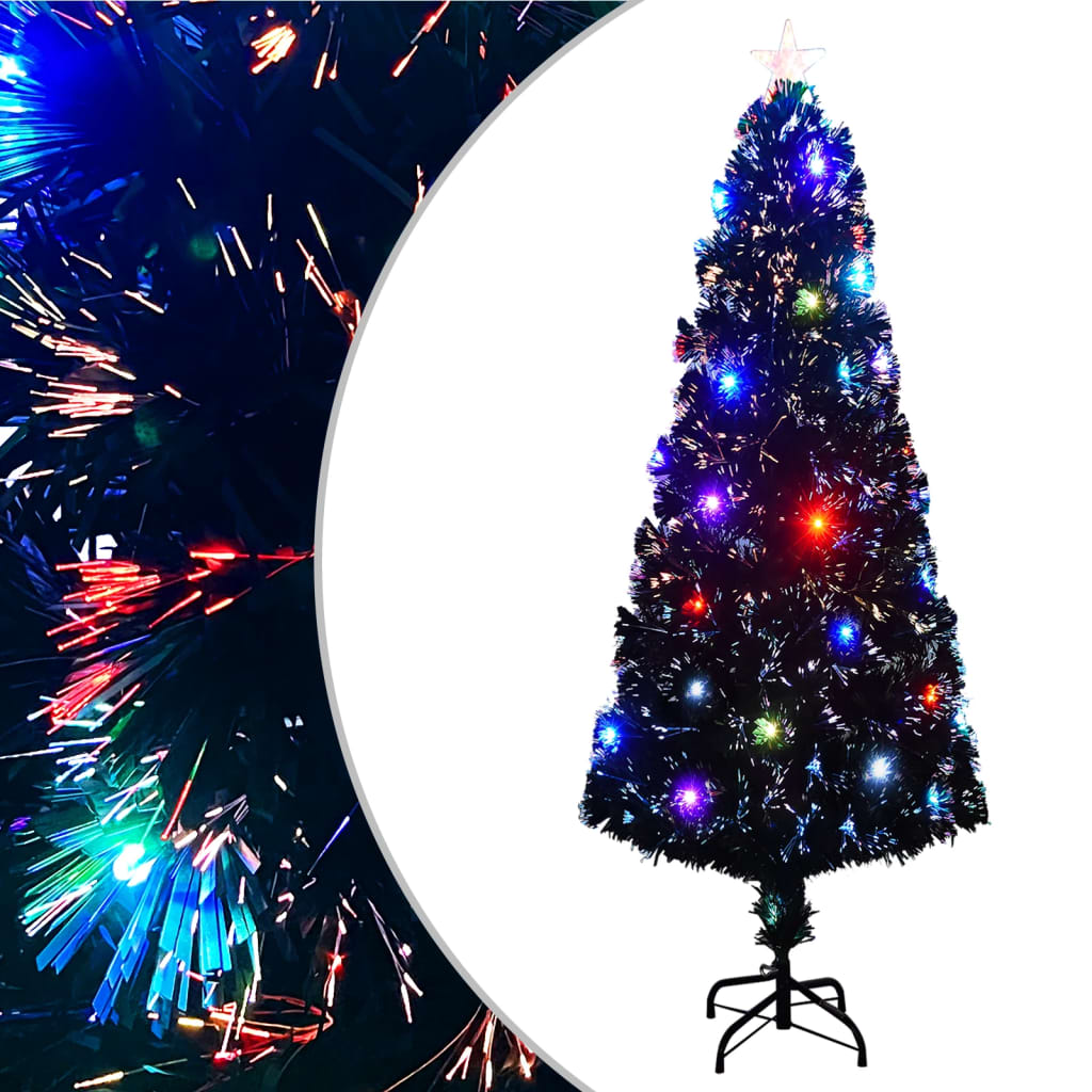 Vidaxl Weihnachtsbaum mit LED und Standard 240 cm Faseroptik