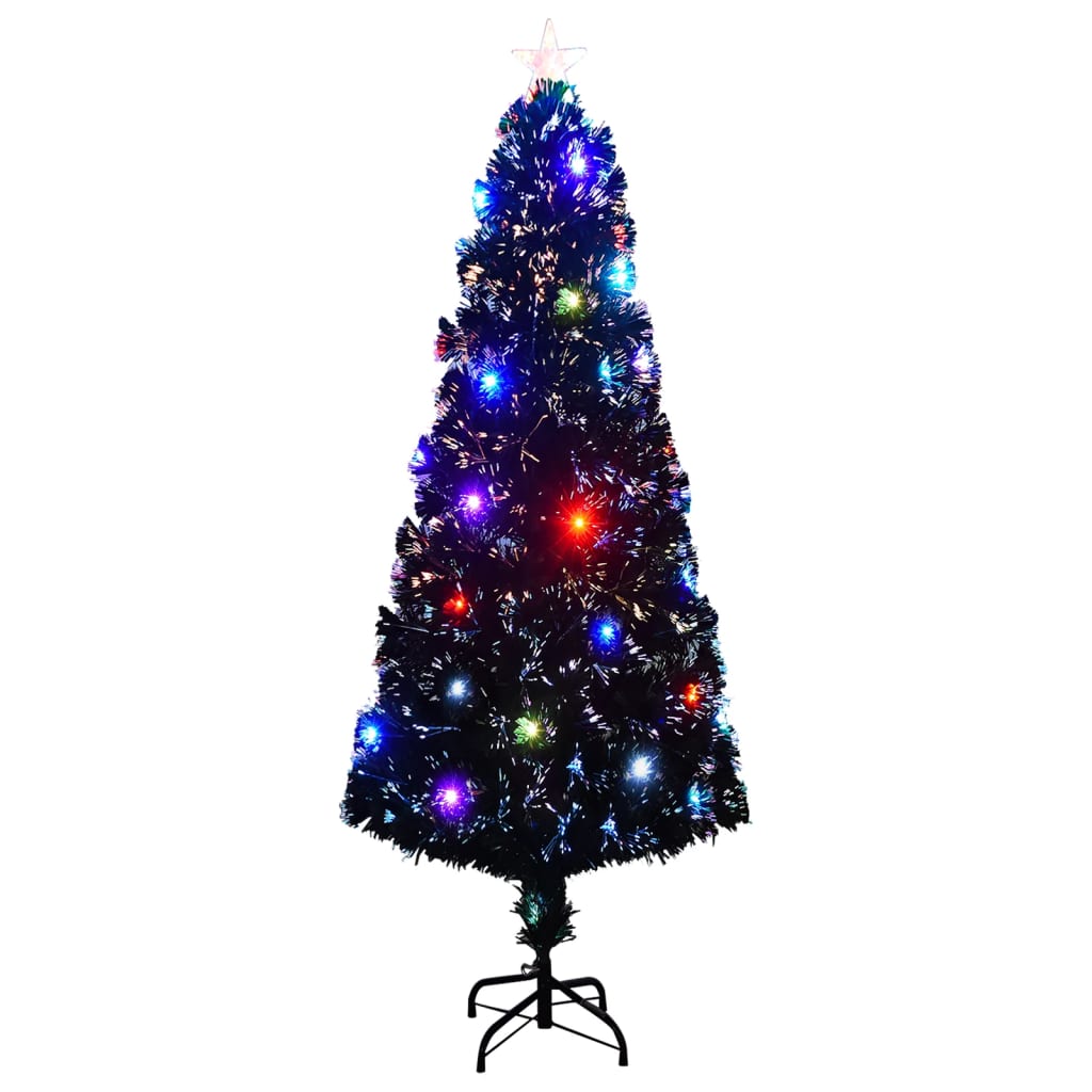 Vidaxl Weihnachtsbaum mit LED und Standard 240 cm Faseroptik