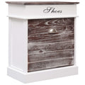 Vidaxx Schuhschrank 50x28x58 cm Paulownia Holz Braun