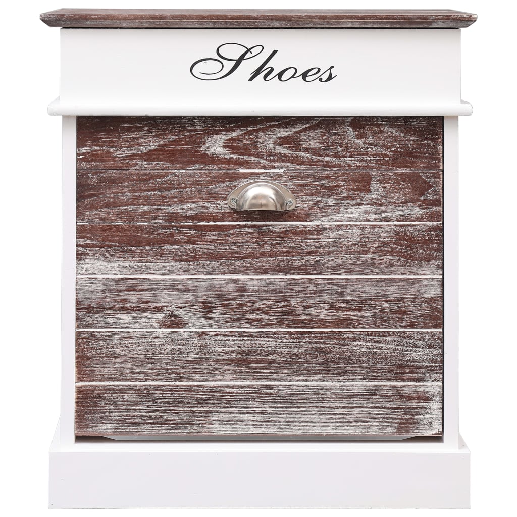 Vidaxx Schuhschrank 50x28x58 cm Paulownia Holz Braun
