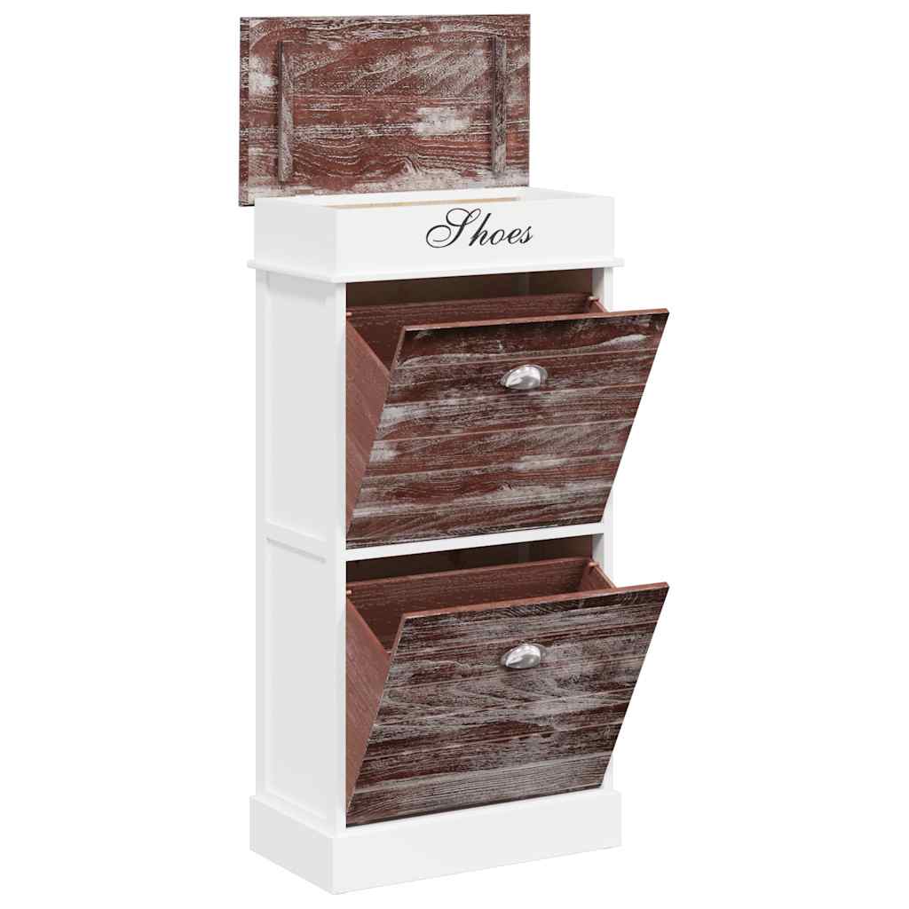 Vidaxx Schuhschrank 50x28x98 cm Paulownia-Holz Braun