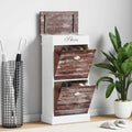 Vidaxx Schuhschrank 50x28x98 cm Paulownia-Holz Braun