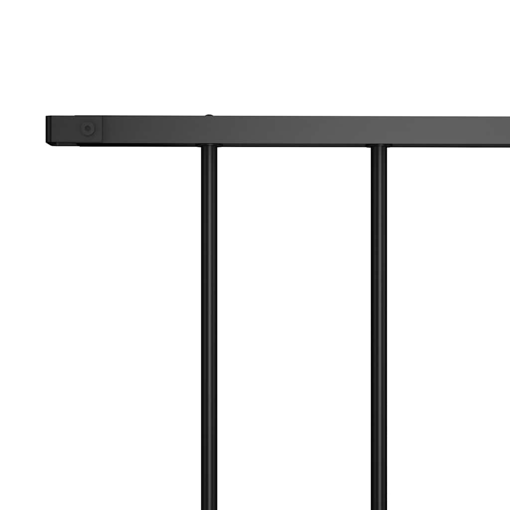 Vidaxl schuttingpaneel woerden gepoedercoat staal 163x117 cm zwart