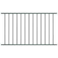 Vidaxl schuttingpaneel gepoedercoat staal 1,63x1,25 m antraciet