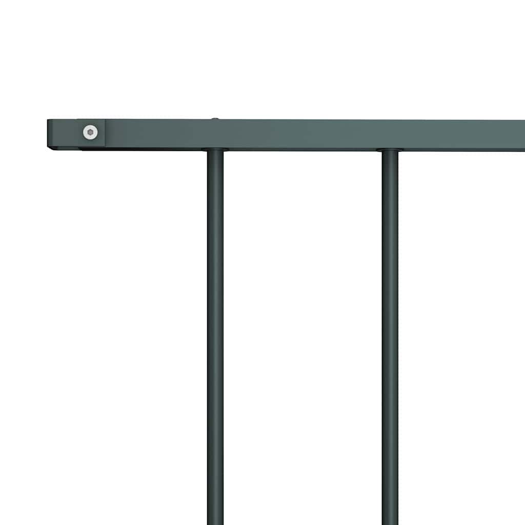 Vidaxl schuttingpaneel gepoedercoat staal 1,63x1,25 m antraciet