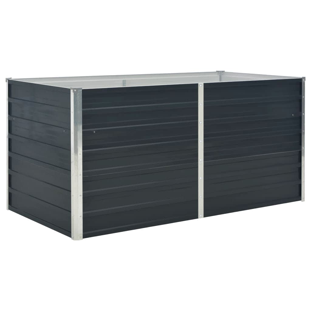 VIDAXL -Flanzer Höhe 160 x 80 x 77 cm, verzinkter Stahl - Anthrazit