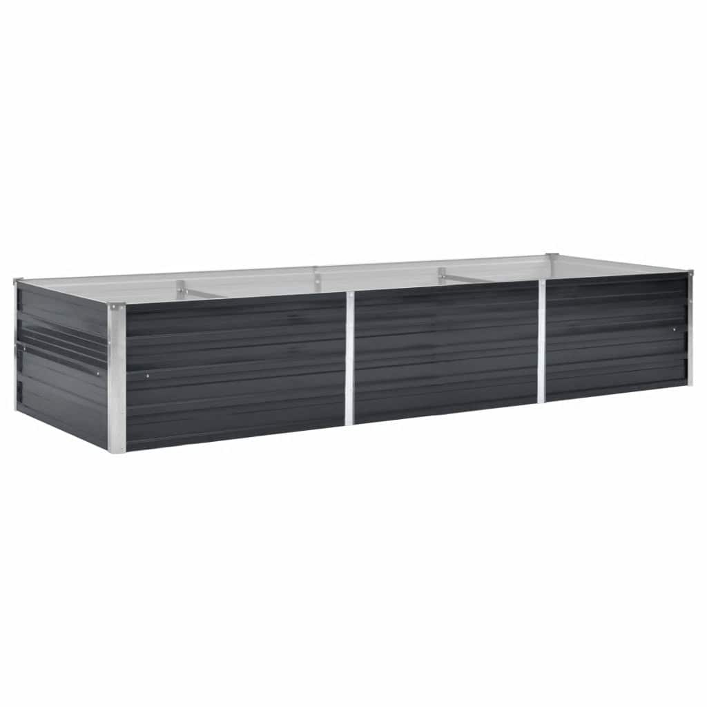 VIDAXL -Flanzer Höhe 240 x 80 x 45 cm, verzinkter Stahl, Anthrazit