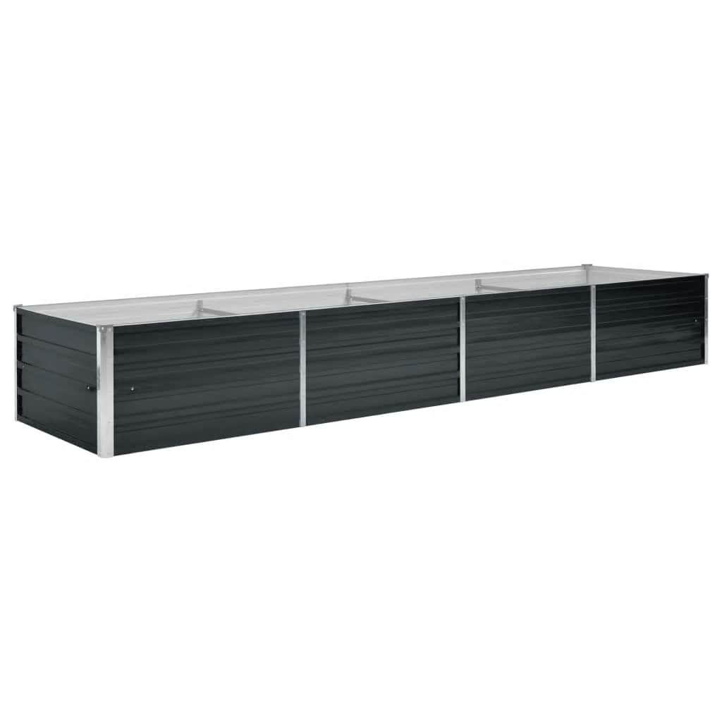 VIDAXL -Planzer eingefügt 320x80x45 cm verzinkter Stahl -Anthrazit