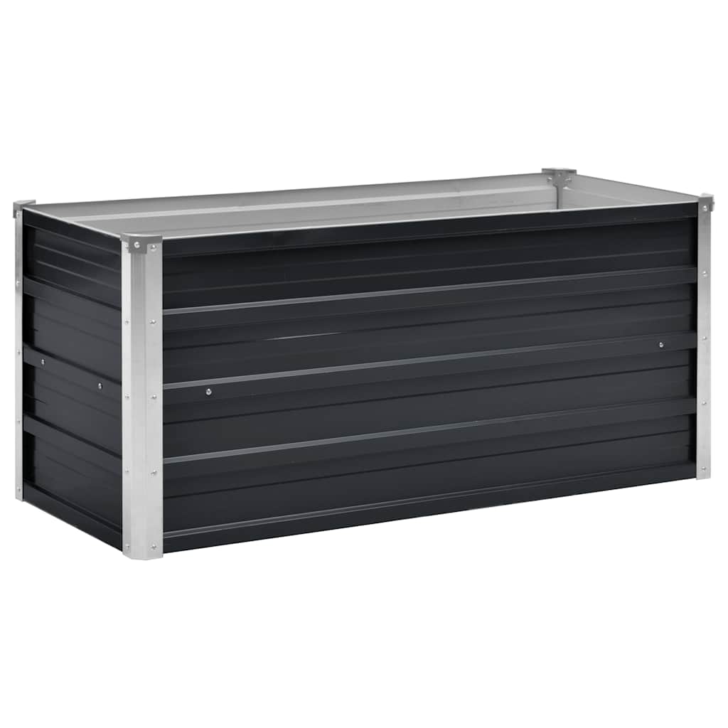 VidaXL Hochbeet 100x40x45 cm, verzinkter Stahl, Anthrazit