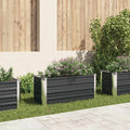 VidaXL Hochbeet 100x40x45 cm, verzinkter Stahl, Anthrazit