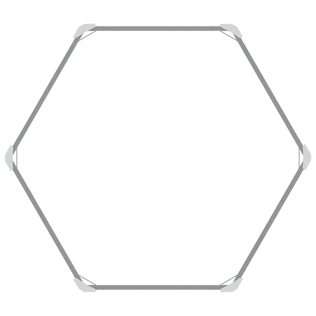VIDAXL -Planzer erhöht 129x129x77cm verzinkter Stahl -Anthrazit