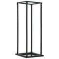 VidaXL -Kamin mit Basis 37x37x113 cm Stahlschwarz