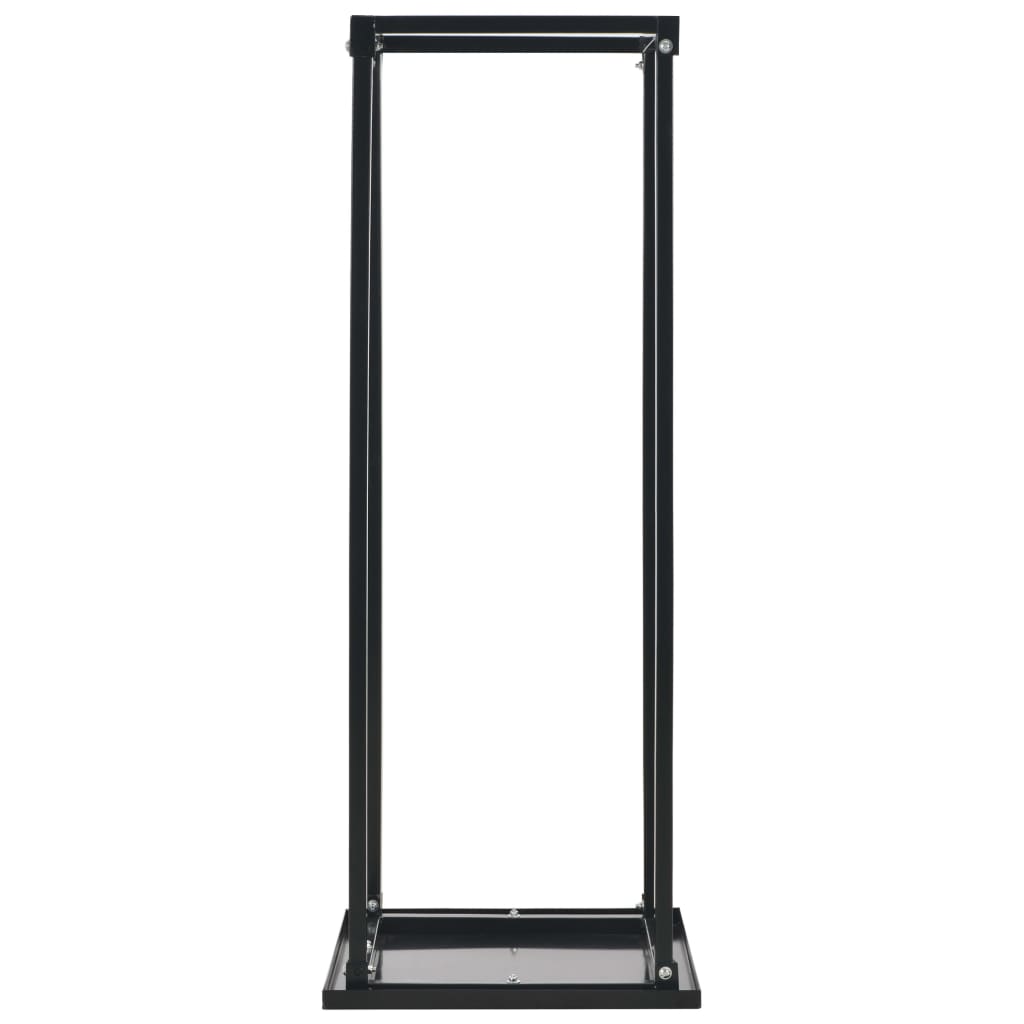 VidaXL -Kamin mit Basis 37x37x113 cm Stahlschwarz