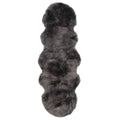 VidaXL Teppich 60x180 cm Schaffell Hellgrau