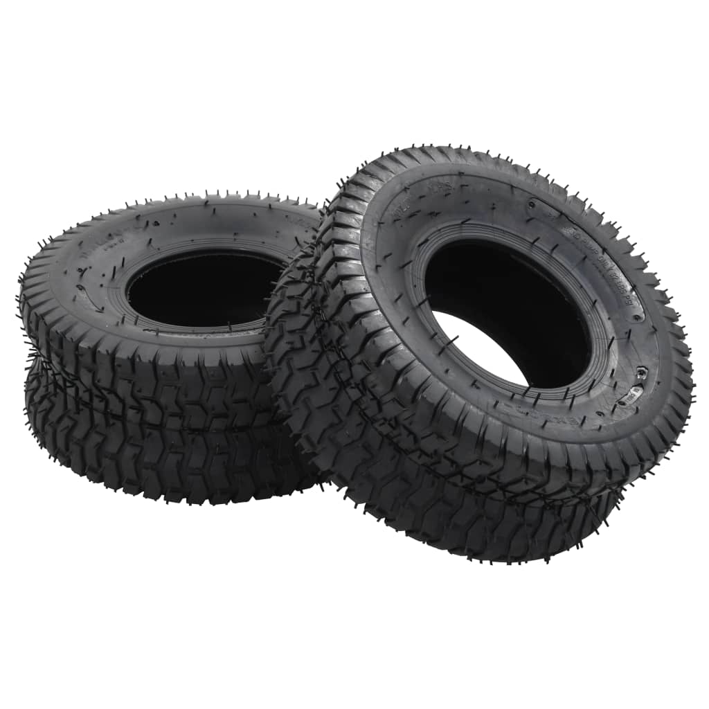 VidaXL-Schubkarrenreifen 2 ST 15x6.00-6 4PR Gummi