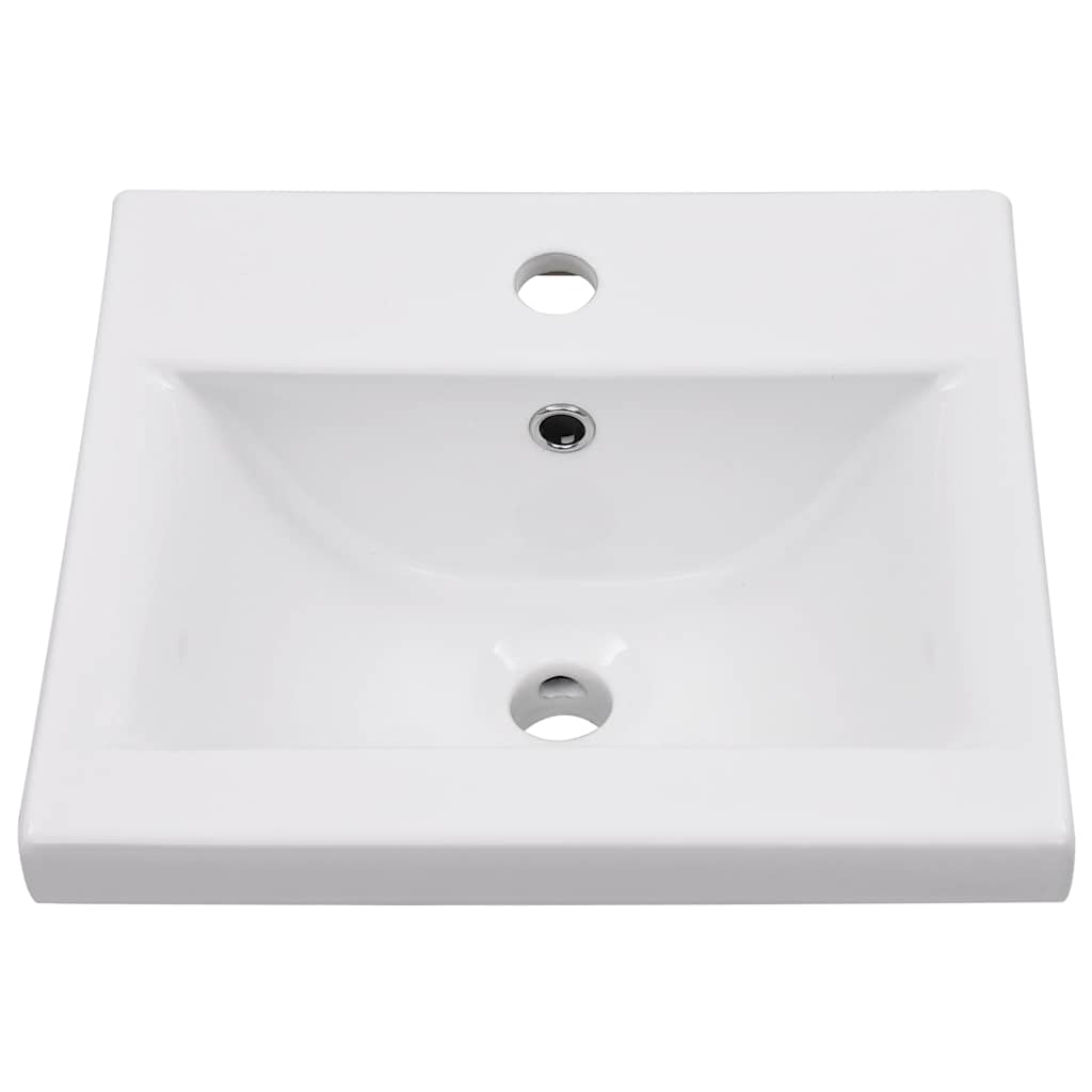 Vidaxl inbouwwastafel 42x39x18 cm keramiek wit