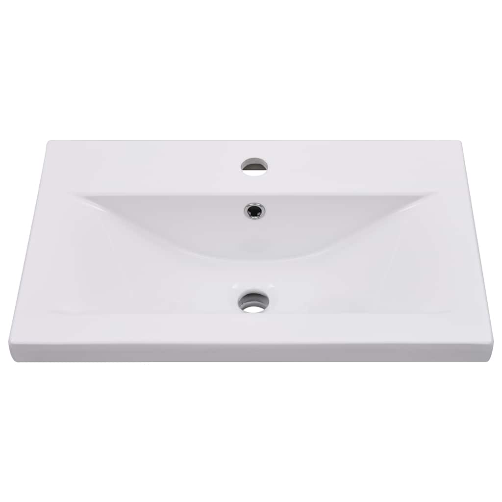 Vidaxl inbouwwastafel 61x39,5x18,5 cm keramiek wit