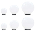 Vidaxl 6-delige led-bollampenset rond 20 30 40 cm pmma