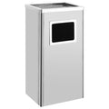 VidaXL Aschenbecher/Abfalleimer für Hotels, 45 l, Edelstahl