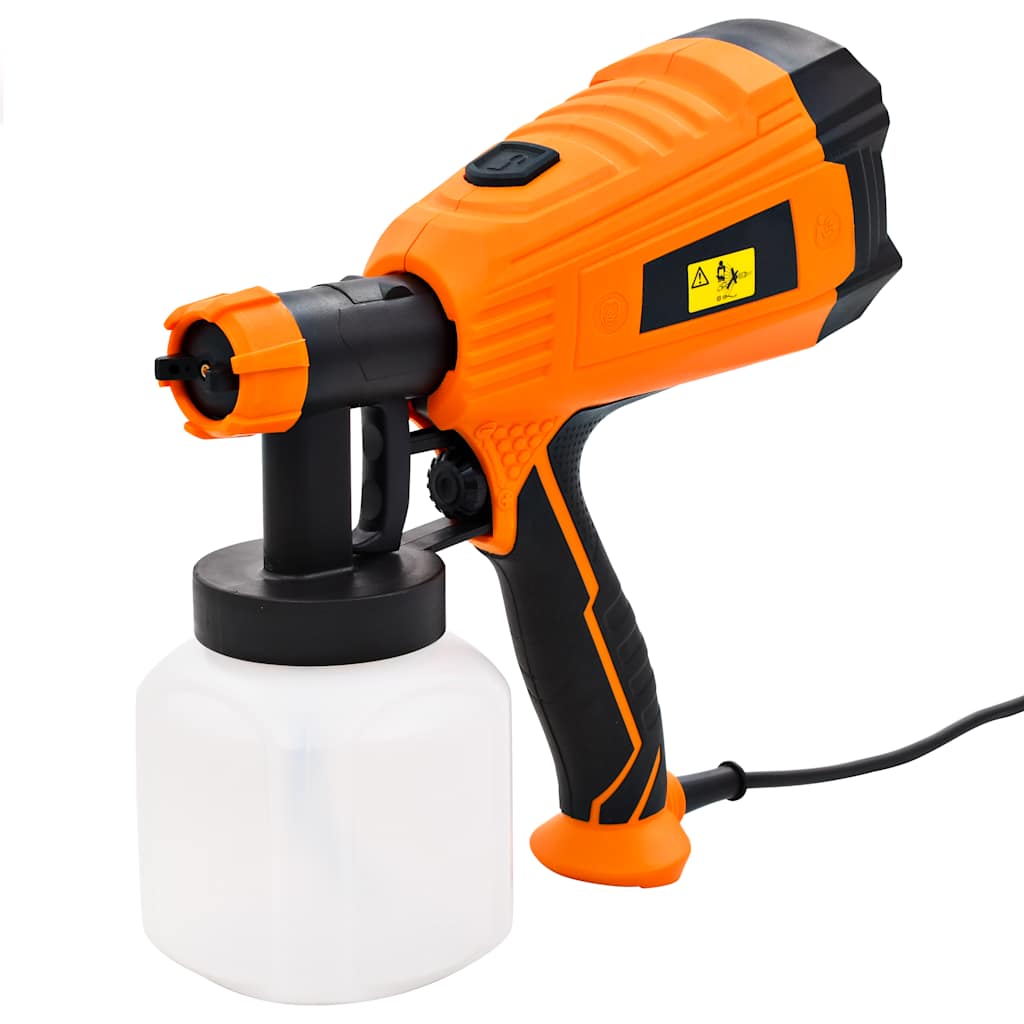 VidaXL Elektrische Farbspritzpistole mit 3 Düsen, 500 W, 800 ml