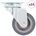 Vidaxl 24 st zwenkwielen 50 mm