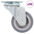 VidaXL 96 st Zwenkwielen 50 mm