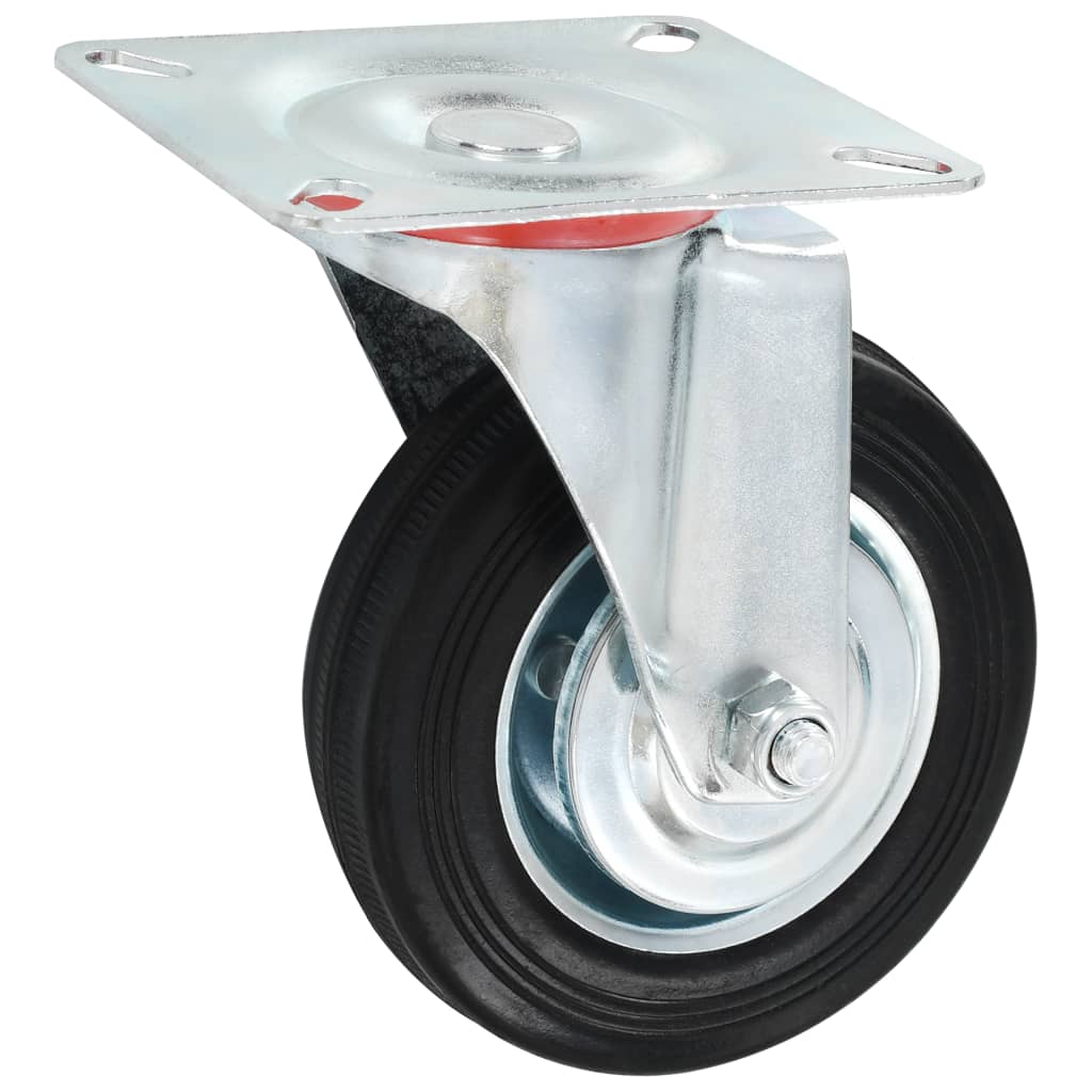 Vidaxl 8 st zwenkwielen 100 mm